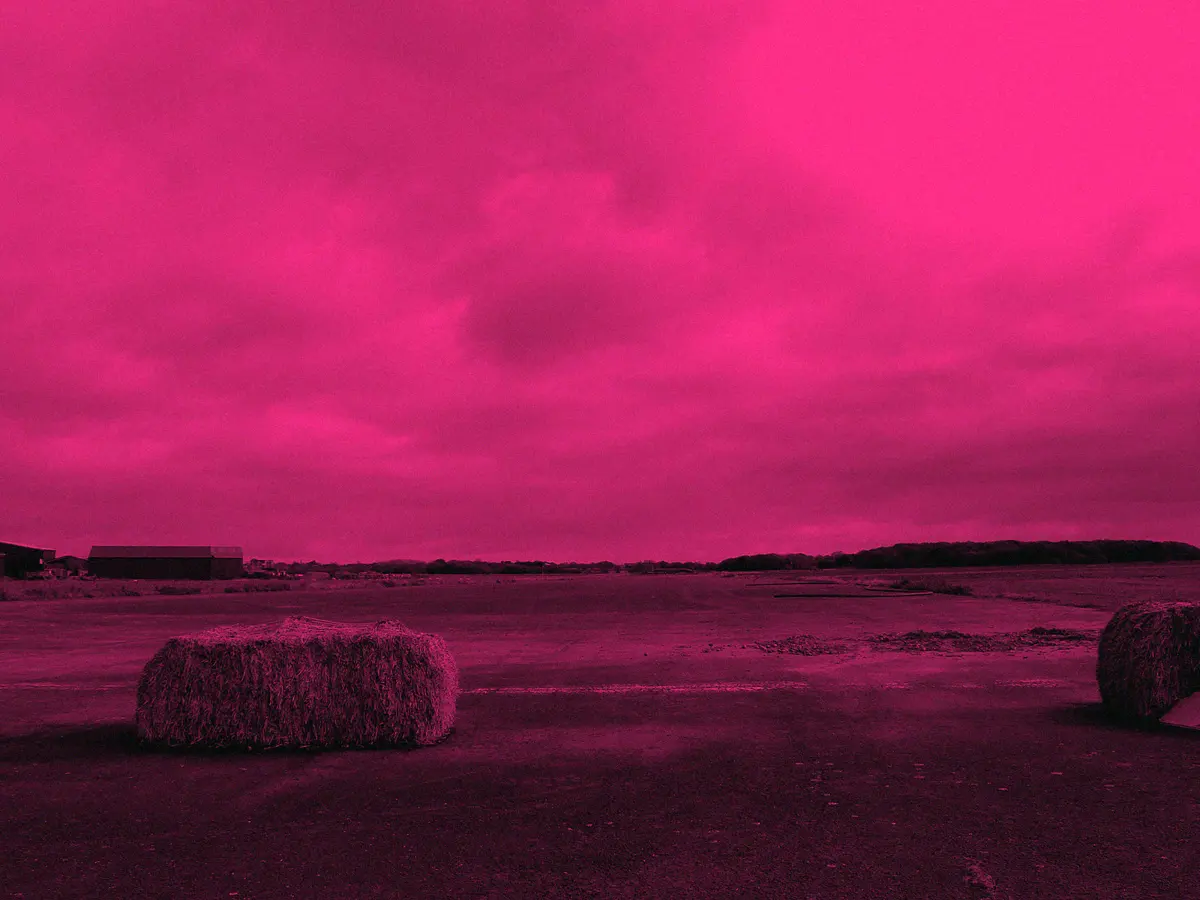 The runway at Rufforth Airfield, west of York