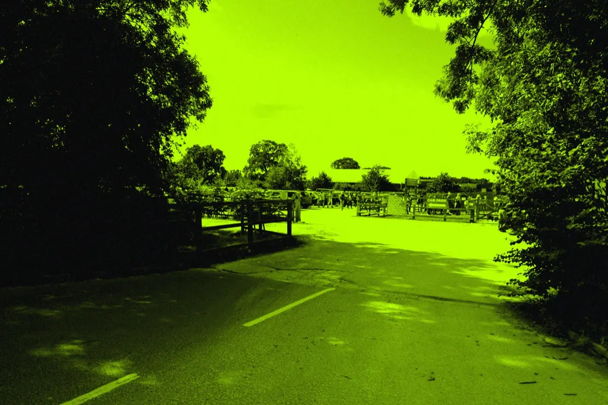 The entrance to York Maze